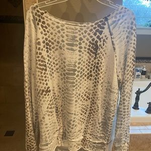 Leopard print sweatshirt